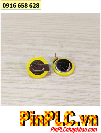 FDK ML1220 (chân thép), Pin sạc 3v lithium FDK ML1220 chính hãng, Xuất xứ NHẬT (Made in Japan)